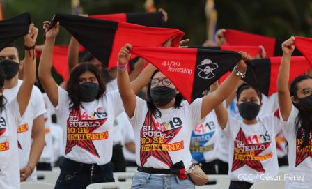 Acto central del 41 Aniversario del Triunfo de la Revolución Popular Sandinista