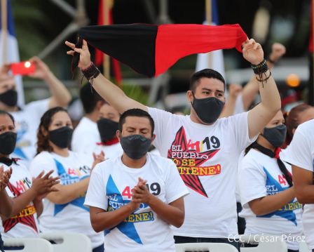 Acto central del 41 Aniversario del Triunfo de la Revolución Popular Sandinista