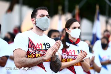 Acto central del 41 Aniversario del Triunfo de la Revolución Popular Sandinista