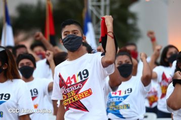 Acto central del 41 Aniversario del Triunfo de la Revolución Popular Sandinista