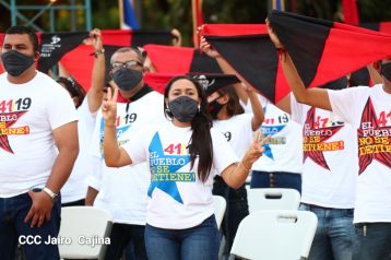 Acto central del 41 Aniversario del Triunfo de la Revolución Popular Sandinista