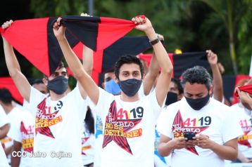 Acto central del 41 Aniversario del Triunfo de la Revolución Popular Sandinista