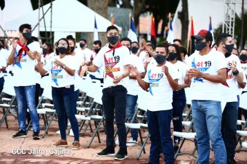 Acto central del 41 Aniversario del Triunfo de la Revolución Popular Sandinista