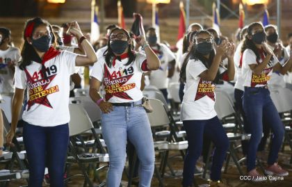 Acto central del 41 Aniversario del Triunfo de la Revolución Popular Sandinista