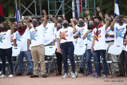 Acto central del 41 Aniversario del Triunfo de la Revolución Popular Sandinista