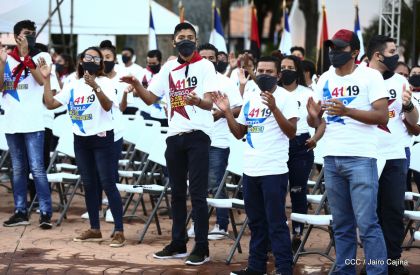 Acto central del 41 Aniversario del Triunfo de la Revolución Popular Sandinista