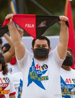 Acto central del 41 Aniversario del Triunfo de la Revolución Popular Sandinista