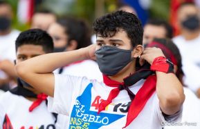 Acto central del 41 Aniversario del Triunfo de la Revolución Popular Sandinista