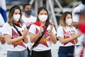 Acto central del 41 Aniversario del Triunfo de la Revolución Popular Sandinista