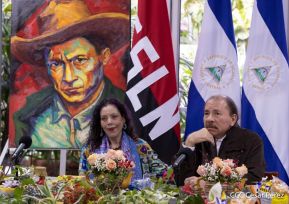 Comandante Daniel Ortega y compañera Rosario Murillo participan en videoconferencia por el 30 aniversario del Foro de São Paulo