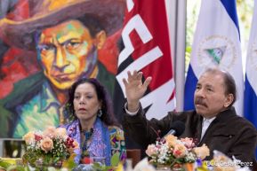 Comandante Daniel Ortega y compañera Rosario Murillo participan en videoconferencia por el 30 aniversario del Foro de São Paulo