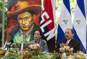 Comandante Daniel Ortega y compañera Rosario Murillo participan en videoconferencia por el 30 aniversario del Foro de São Paulo