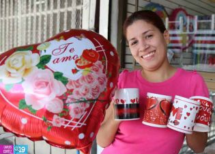 Románticos nicaragüenses celebran Día de San Valentín