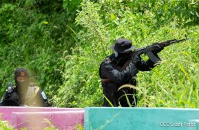 DOEP de la Policía Nacional realiza ejercicios demostrativos