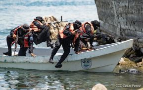 DOEP de la Policía Nacional realiza ejercicios demostrativos