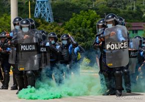 DOEP de la Policía Nacional realiza ejercicios demostrativos