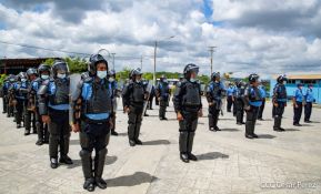 DOEP de la Policía Nacional realiza ejercicios demostrativos