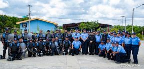 DOEP de la Policía Nacional realiza ejercicios demostrativos