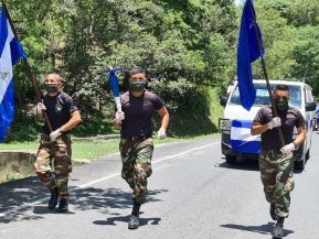 Antorcha Centroamericana de la Libertad recorre municipios de Ocotal, Macuelizo, Totogalpa y Somoto