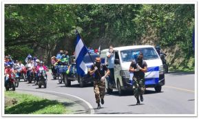 Antorcha Centroamericana de la Libertad recorre municipios de Ocotal, Macuelizo, Totogalpa y Somoto