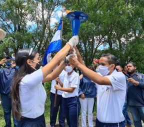 Antorcha Centroamericana de la Libertad recorre municipios de Ocotal, Macuelizo, Totogalpa y Somoto