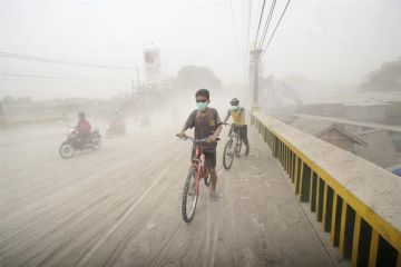 Erupción del Monte Kleud en Indonesia