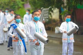 Desfiles escolares en homenaje a la Batalla de San Jacinto y al 199 aniversario de la Independencia de Centroamérica