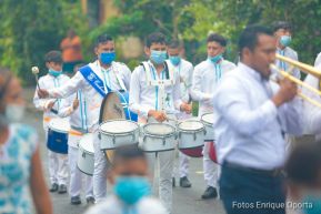 Desfiles escolares en homenaje a la Batalla de San Jacinto y al 199 aniversario de la Independencia de Centroamérica