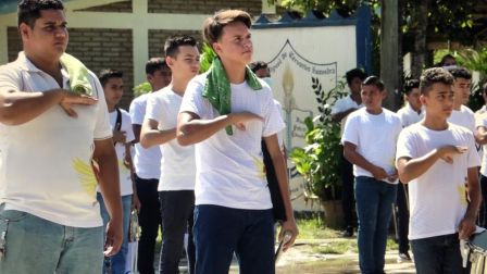 Desfiles escolares en homenaje a la Batalla de San Jacinto y al 199 aniversario de la Independencia de Centroamérica