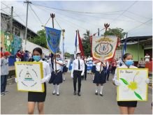 Desfiles escolares en homenaje a la Batalla de San Jacinto y al 199 aniversario de la Independencia de Centroamérica