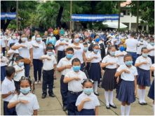 Desfiles escolares en homenaje a la Batalla de San Jacinto y al 199 aniversario de la Independencia de Centroamérica