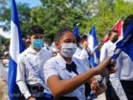 Desfiles escolares en homenaje a la Batalla de San Jacinto y al 199 aniversario de la Independencia de Centroamérica