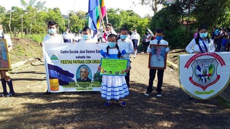 Desfiles escolares en homenaje a la Batalla de San Jacinto y al 199 aniversario de la Independencia de Centroamérica