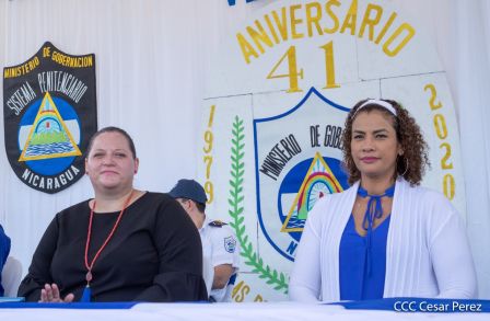 Así celebra el Ministerio de Gobernación de Nicaragua su 41 Aniversario