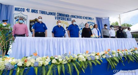 Así celebra el Ministerio de Gobernación de Nicaragua su 41 Aniversario
