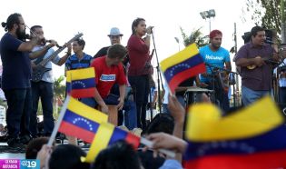 Nicaragua canta en Amor, Justicia y Paz en respaldo al Gobierno Bolivariano de Venezuela
