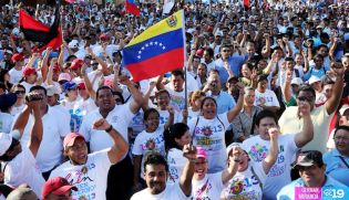 Nicaragua canta en Amor, Justicia y Paz en respaldo al Gobierno Bolivariano de Venezuela