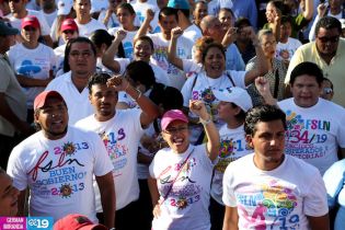 Nicaragua canta en Amor, Justicia y Paz en respaldo al Gobierno Bolivariano de Venezuela
