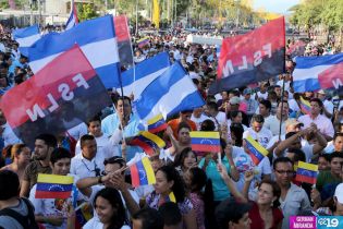 Nicaragua canta en Amor, Justicia y Paz en respaldo al Gobierno Bolivariano de Venezuela