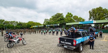 Acto de apertura del Plan de Protección y Seguridad a la Cosecha Cafetalera en Managua