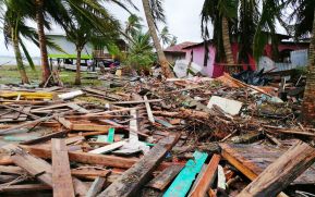Eta, el huracán que impactó en el Caribe de Nicaragua