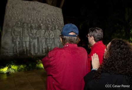 Acto de conmemoración del 44 aniversario del paso a la inmortalidad del Comandante Carlos Fonseca Amador
