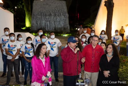 Acto de conmemoración del 44 aniversario del paso a la inmortalidad del Comandante Carlos Fonseca Amador