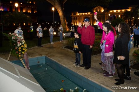 Acto de conmemoración del 44 aniversario del paso a la inmortalidad del Comandante Carlos Fonseca Amador