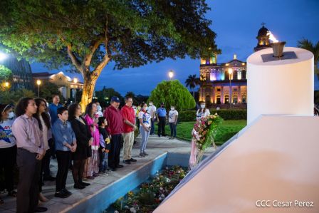 Acto de conmemoración del 44 aniversario del paso a la inmortalidad del Comandante Carlos Fonseca Amador