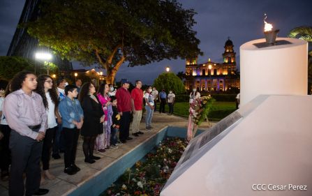 Acto de conmemoración del 44 aniversario del paso a la inmortalidad del Comandante Carlos Fonseca Amador