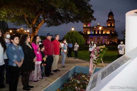 Acto de conmemoración del 44 aniversario del paso a la inmortalidad del Comandante Carlos Fonseca Amador