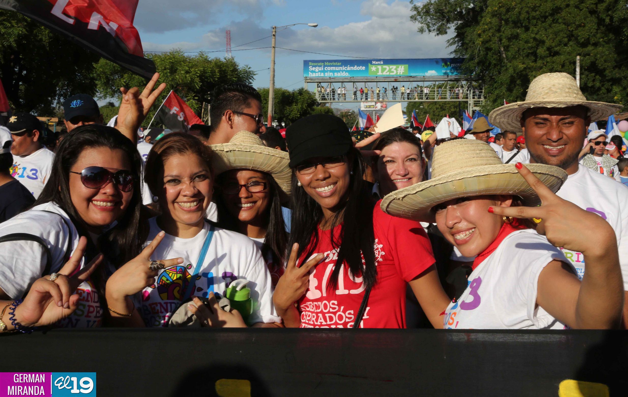 Juventud realiza caminata en honor al General Sandino