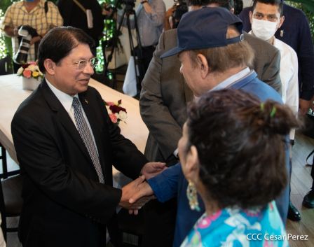 Así fue el encuentro del Presidente Daniel  y la Compañera Rosario con el Presidente de Honduras