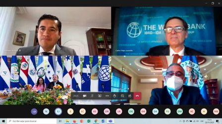 Presidentes de Centroamérica con Presidentes del BID, BM y BCIE